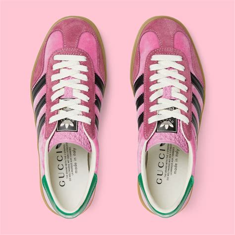 pink velvet gucci gazelles|Gucci gazelle pink velvet.